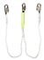FSP Extreme 6' Dual Leg Shock Absorbing PolyDac Rope Lanyard | FS33216