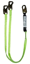 Extreme Dual Leg Tie-Back Shock Lanyard - Web