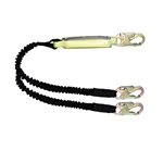 FSP Extreme 6' Dual Leg Stretch Shock Lanyard with Double Locking Snap Hooks | FS571