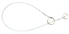 Coated Cable Cross Arm Strap with D-Ring - 6'