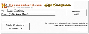 HarnessLand Gift Certificate