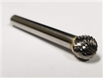 5/16 Inch Double Cut Carbide Ball Burr Bit