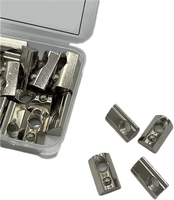 M8 T Slot Spring Nut for HSD Spindles - 10 Pack