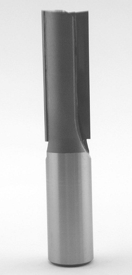 3/4" Double Flute Straight Bit - Left Hand Rotation