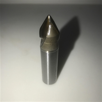 1/2" 60 deg. 2 Flute V-Groove Bit