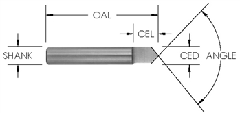 SN310 - 15 Degree Engraving Bit