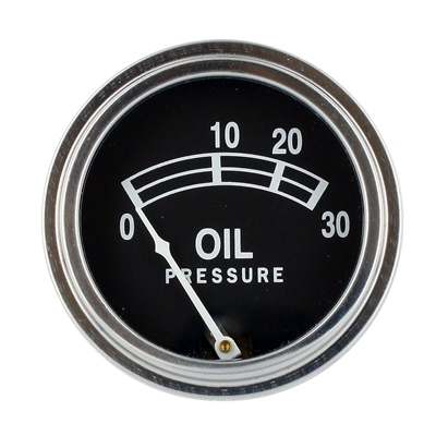 Universal Oil Pressure Gauge (0 - 30 PSI)