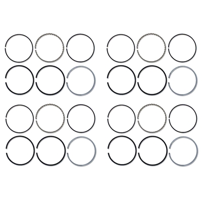 Piston Ring Set (4-Cylinder) 3-3/8" bore