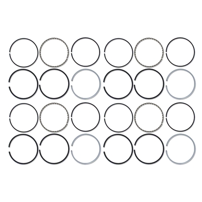 Piston Ring Set 4-Cylinder 3-3/8" bore