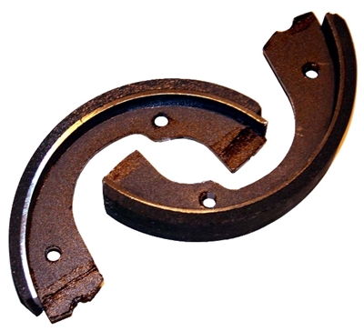2-Piece Brake Shoe Set with Lining