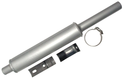 Muffler (vertical round body)