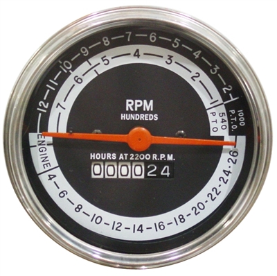 Allis Chalmers Early 190 Tachometer / Operation Meter