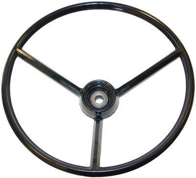 Deep Dish Steering Wheel with Covered Spokes