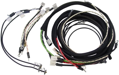 Restoration Quality Wiring Harness for tractors using 2 wire cut-out relay