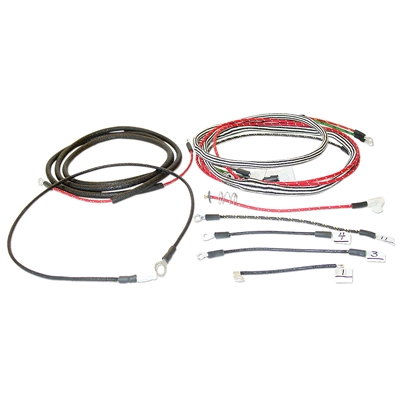 Restoration Quality Wiring Harness for tractors using 2 wire cut-out relay