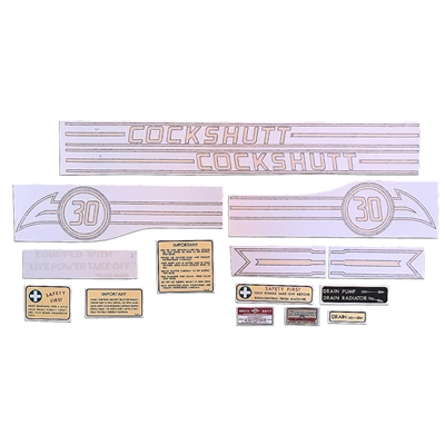 Cockshutt 30 Vinyl Decal Set