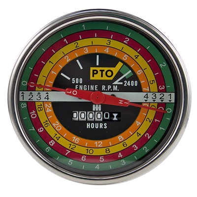 IH black face Tachometer for IH 706, 806 and many others