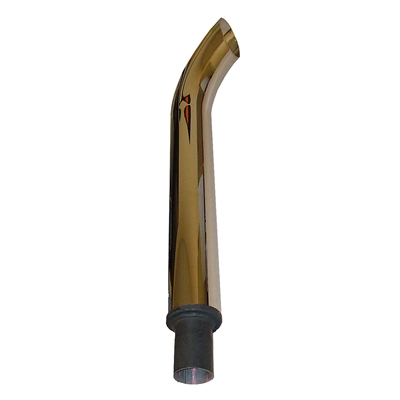 Chrome Exhaust Stack with bend