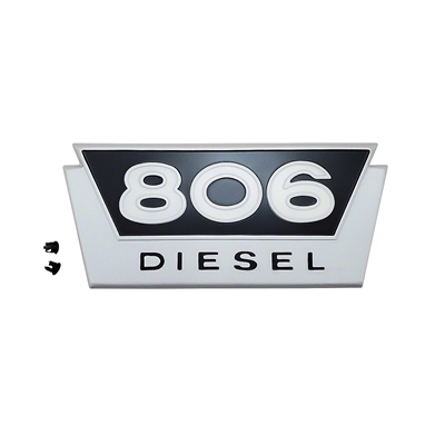 Side Emblem, Farmall / IH 806 Diesel, 381558R1