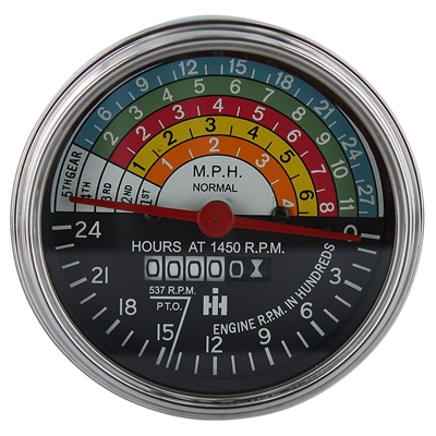 IH Gas, LP Tachometer Farmall 400, 450, 364393R91