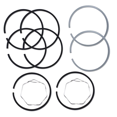 Piston Ring Set 2-Cylinder Styled B, 4.250" standard bore