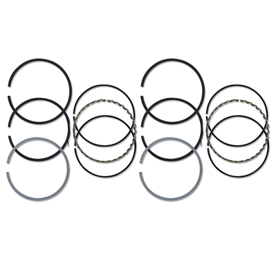 Piston Ring Set 2-Cylinder John Deere M, MC, MT, 40, 320, 330, 0.040" or 0.045" overbore, 4.040" or 4.045" bore
