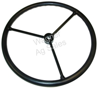 Steering Wheel - Fits JD 2 Cylinder models with 3 bare steel spokes