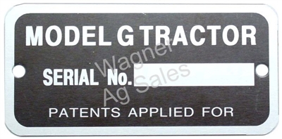 Serial Number Tag