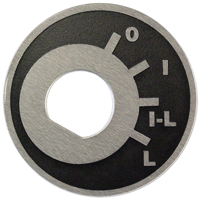 Ignition & Light Index Switch Plate