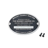 Serial Number Tag With Rivets
