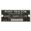 Serial Number Tag With Rivets