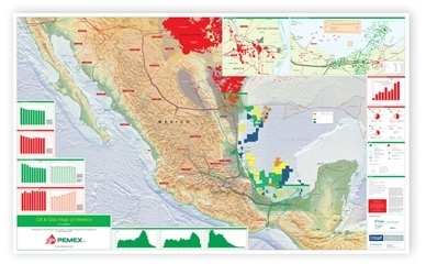 Map | Oil and Gas Map of Mexico