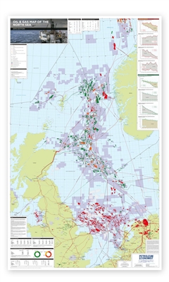 Map | Oil & Gas Map of the North Sea