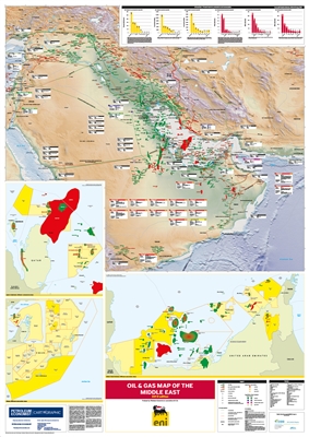 Map | Oil and Gas Map of the Middle East, 2019 edition