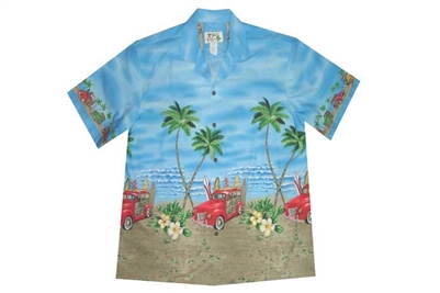 Bulk H467BL Hawaiian shirt