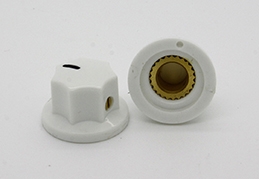 Small Fluted MXR Knob in White