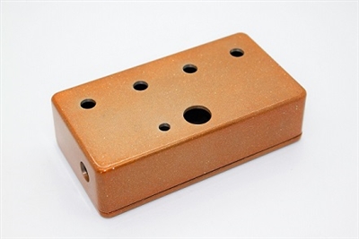 1590B Drilled for 4 Knobs Horizontally - Any Color