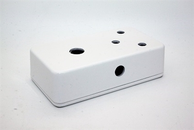 1290NS Drilled for 3 Knobs in Satin White (No LED)
