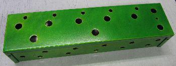 1411WU Drilled for Looper in Psycho Lime