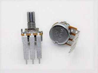 Alpha Potentiometer B100K 16mm PCB Mount Extended Leg