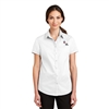 LADIES PORT AUTHORITY SHORT-SLEEVE TWILL