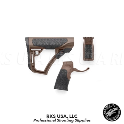 DANIEL DEFENSE BUTTSTOCK, PISTOL GRIP, & KEYMOD VERTICAL FOREGRIP COMBO â€“ MIL SPEC +