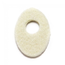 1/8" Large Oval-Shaped 1.5" x 1" Corn Pads