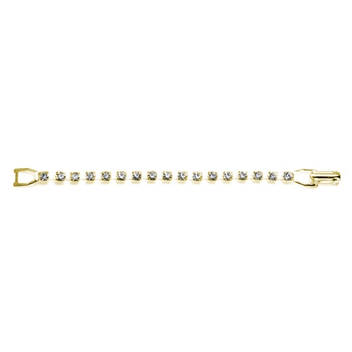 Rhinestone Necklace Extender - Gold - 4"<br>148M-4-G