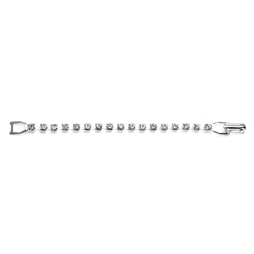 Mariell Wholesale Rhinestone Necklace Extender - Silver - 4"