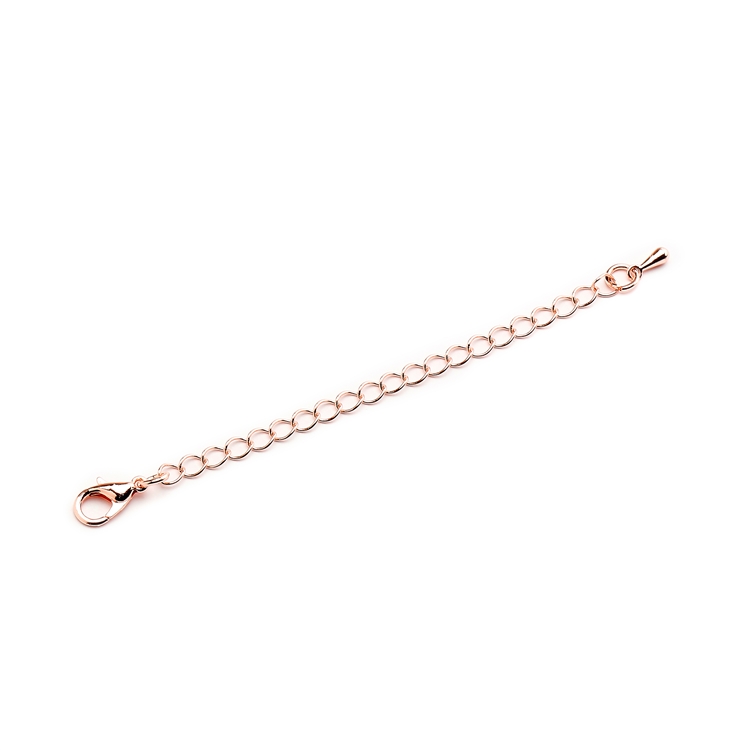 Chain Necklace Extender with Lobster Clasp - Rose Gold<br>265M-3-RG