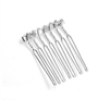 Silver Comb Adapter with Loops for Brooches or Veils - 1 1/8" Wide<br>3253HP-S