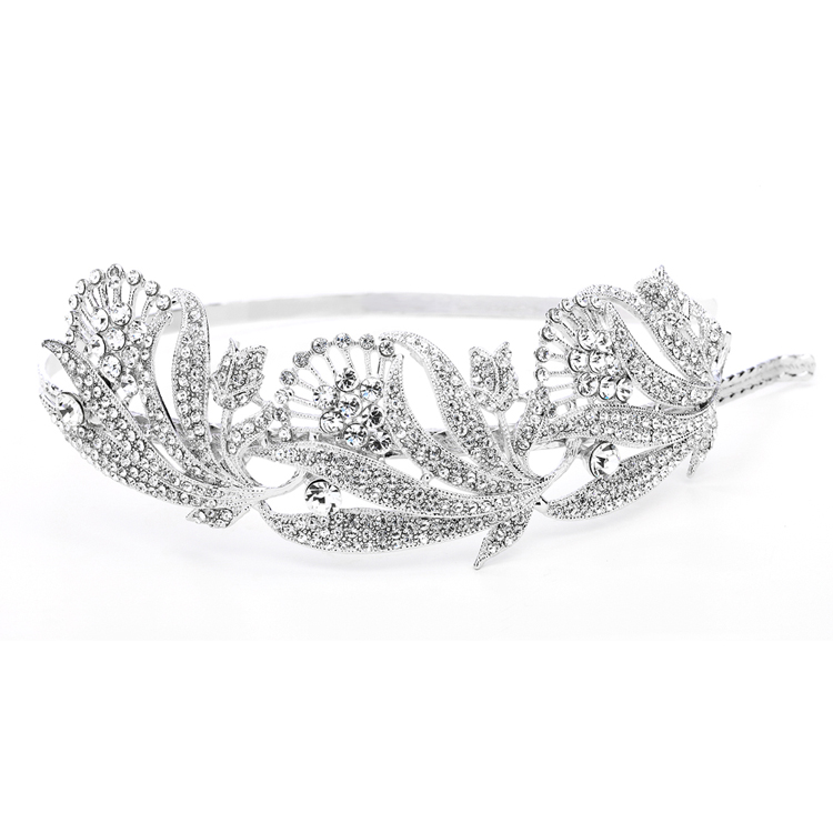 Breathtaking Art Nouveau Bridal Headband<br>3570HB