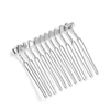 Silver Comb Adapter with Loops for Brooches or Veils - 1 1/2" Wide<br>4063HP-S
