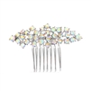 Mariell Wholesale Best Selling Crystal Clusters Silver & AB Wedding or Prom Comb